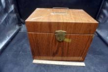 Ballonoff Metal Wood Grain File Box