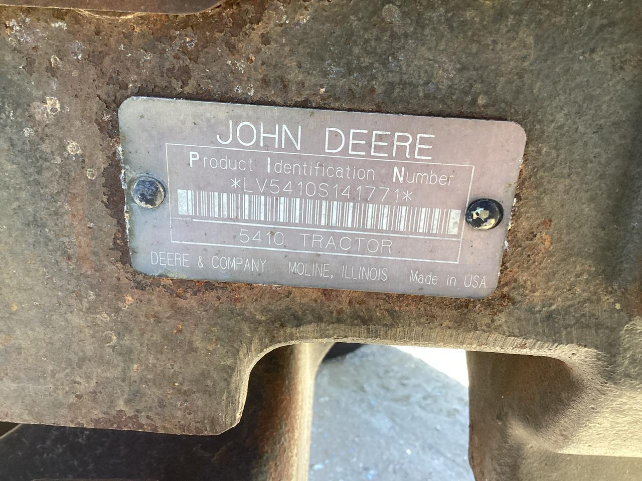 John Deere 5410 Tractor