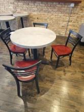 Round table 3' with 4 chair (sold per item)