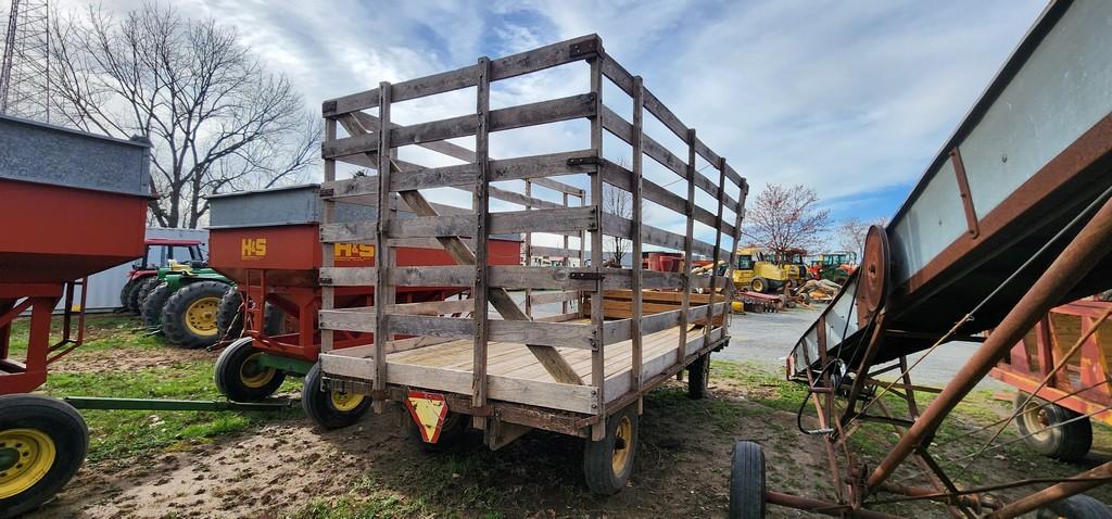 8x16 Wooden Rack Hay Wagon
