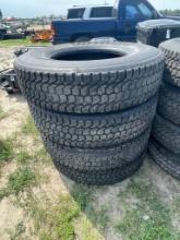4-11R 22.5 Semi Tires