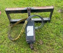 Skid Loader Post Hole Digger - Augers Not Included