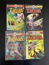 4 Issues Tarzan #245 #246 #247 & #250 DC Comics Bronze Age