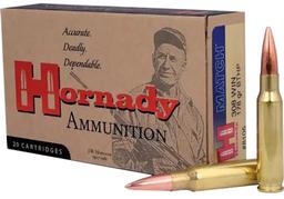 Hornady 8105 Match 308 Win 178 gr Boat Tail Hollow Point 20 Per Box