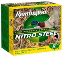 Remington Ammunition 20856 NitroSteel High Velocity 12 Gauge 3 1 38 oz BB Shot 25 Per Box