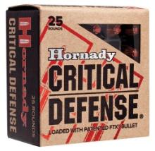 Hornady 90900 Critical Defense Personal Defense 45 ACP 185 gr Hornady Flex Tip eXpanding FTX 20 Per