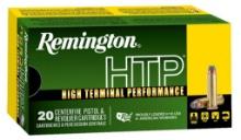 Remington Ammunition 21455 HTP 45 ACP 230 gr 835 fps Jacketed Hollow Point JHP 20 Bx