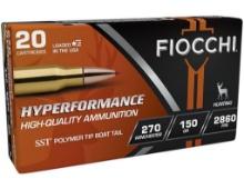 Fiocchi 270HSB Hyperformance Hunting 270 Win 150 gr Super Shock Tip SST 20 Per Box