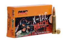 PMC 223XM XTac Match Competition 223 Rem 77 gr Open Tip Match OTM 20 Per Box