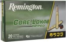 Remington Ammunition 29037 CoreLokt Tipped Hunting 3006 Springfield 180 gr CoreLokt Tipped CLT 20