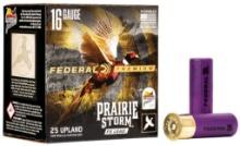 Federal PFX164FS5 Premium Prairie Storm FS 16 Gauge 2.75 1 18 oz 5 Shot 25 Per Box