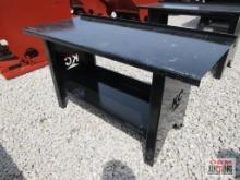 28"x 60" Steel Work Bench With Lower Shelf, Weighs #243 (Unused) *2
