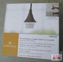 Portfolio 0404278 Recessed Light to Pendant Fitter Conversion Kit... *CRT