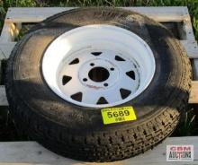 4 Bolt Trailer Tire & Wheel ST175/80 R 13 *North of I