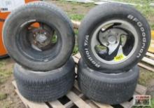 (4) Tires & Wheels P295/50R15 (Seller Said Fits Ford & Jeep)