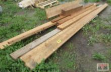 Stack of Cedar Lumber Various Sizes...