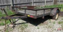 78"x10' Single Axle Flatbed Trailer (WAITING ON TITLE-NEED MORE INFO)