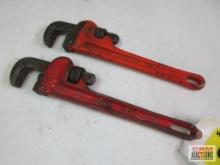 (2) 10" Pipe Wrenches