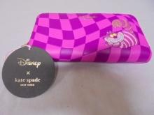 Kate Spade Disney Alice in Wonderland Cheshire Cat Wallet