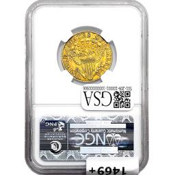 1803/2 Gold Capped Bust $5 NGC AU50
