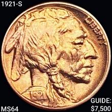 1921-S Buffalo Nickel CHOICE BU