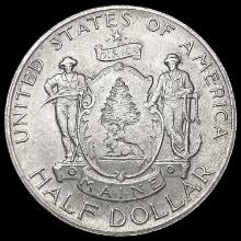 1920 Maine Half Dollar CLOSELY UNCIRCULATED