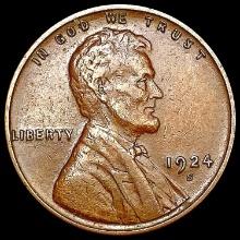 1924-S Wheat Cent CLOSELY UNCIRCULATED