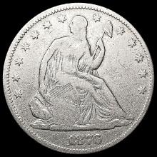 1876 Seated Liberty Half Dollar LIGHTLY CIRCULATED