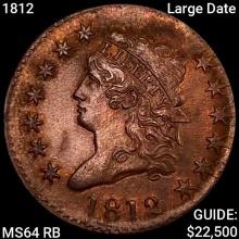 1812 Large Date Classic Head Cent CHOICE BU RB