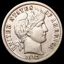 1912 Barber Dime CLOSELY UNCIRCULATED