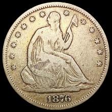 1876-S Seated Liberty Half Dollar LIGHTLY CIRCULAT