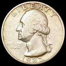 1932-S Washington Silver Quarter NEARLY UNCIRCULAT
