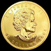 2008 Canadian Gold Maple 1oz Gold UNCIRCULATED