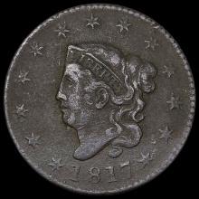 1817 Coronet Head Large Cent NICELY CIRCULATED