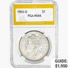 1903-O Morgan Silver Dollar PGA MS66