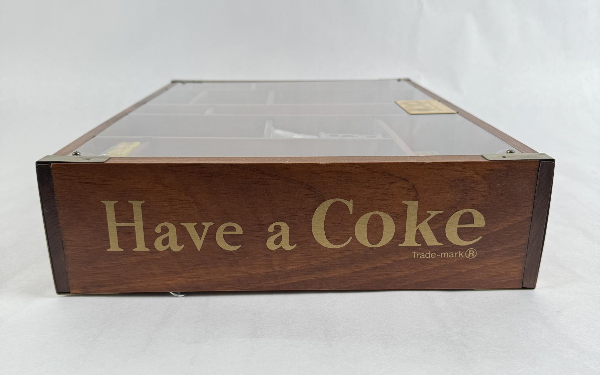 Coca Cola Centennial Display Case Shadow Box