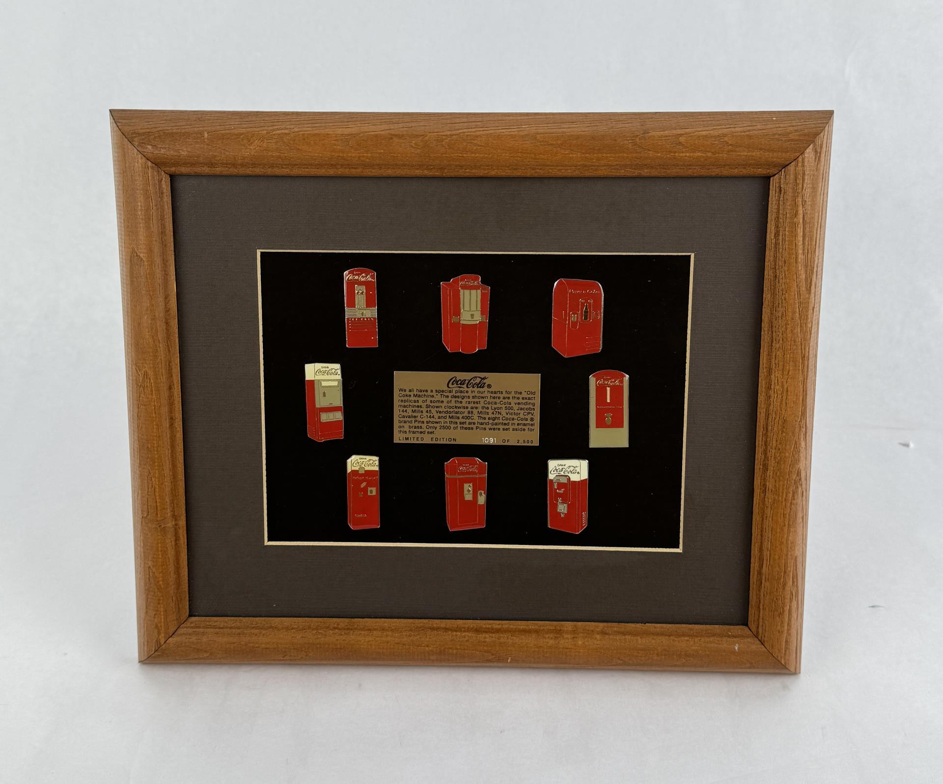Coca Cola Machines Limited Edition Pin Set