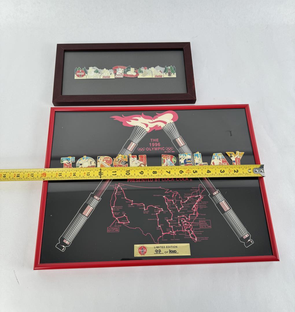 Coca Cola Olympic Torch Relay & Winter Pin Set