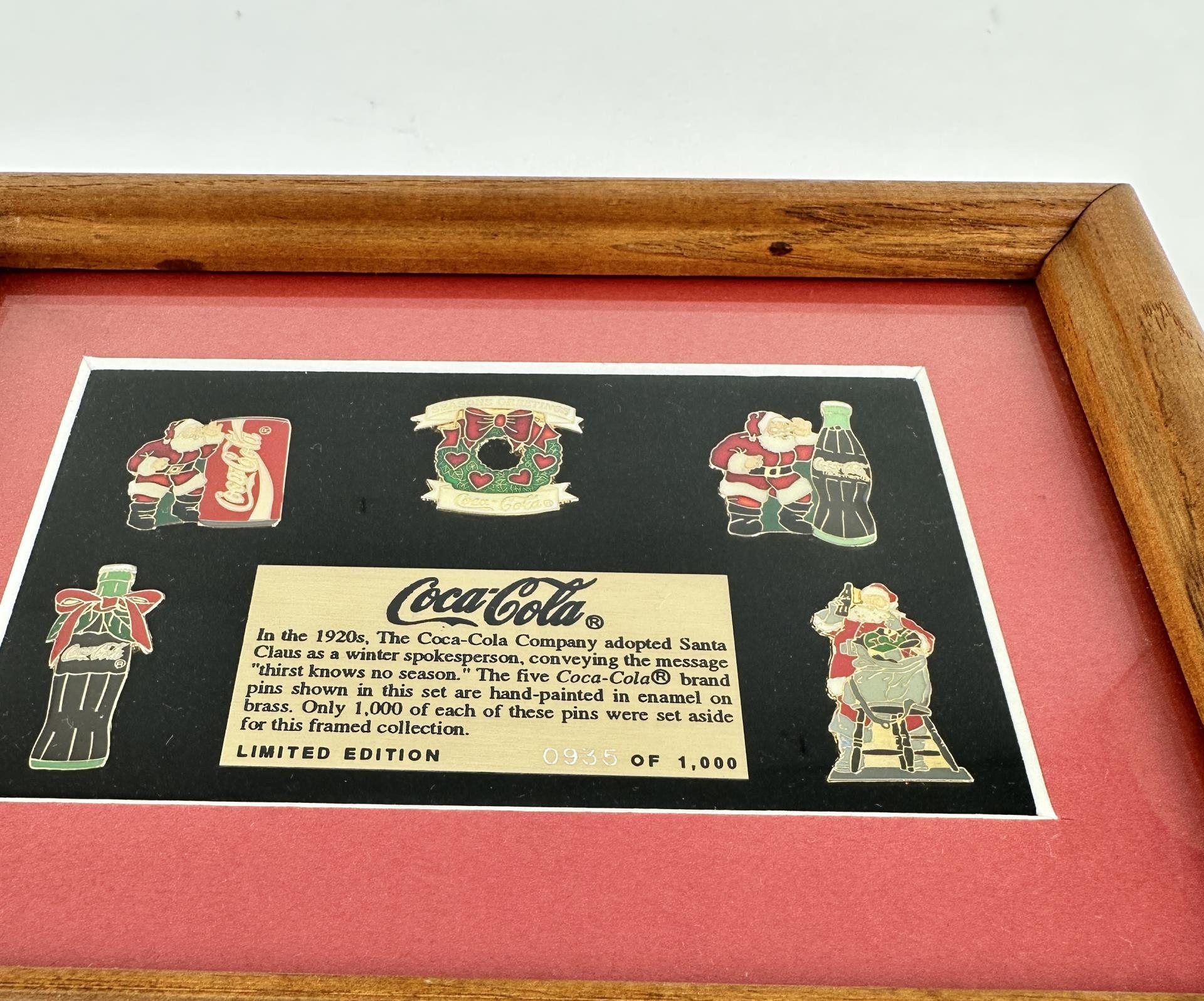 Coca Cola Santa Pin Set Limited Edition