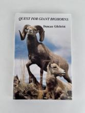Quest For Giant Bighorns Author Signed
