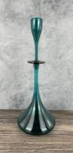 Rare Blenko Glass 6027 Peacock Decanter