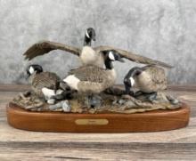 Marie Stevenson Canada Goose Clay Sculpture