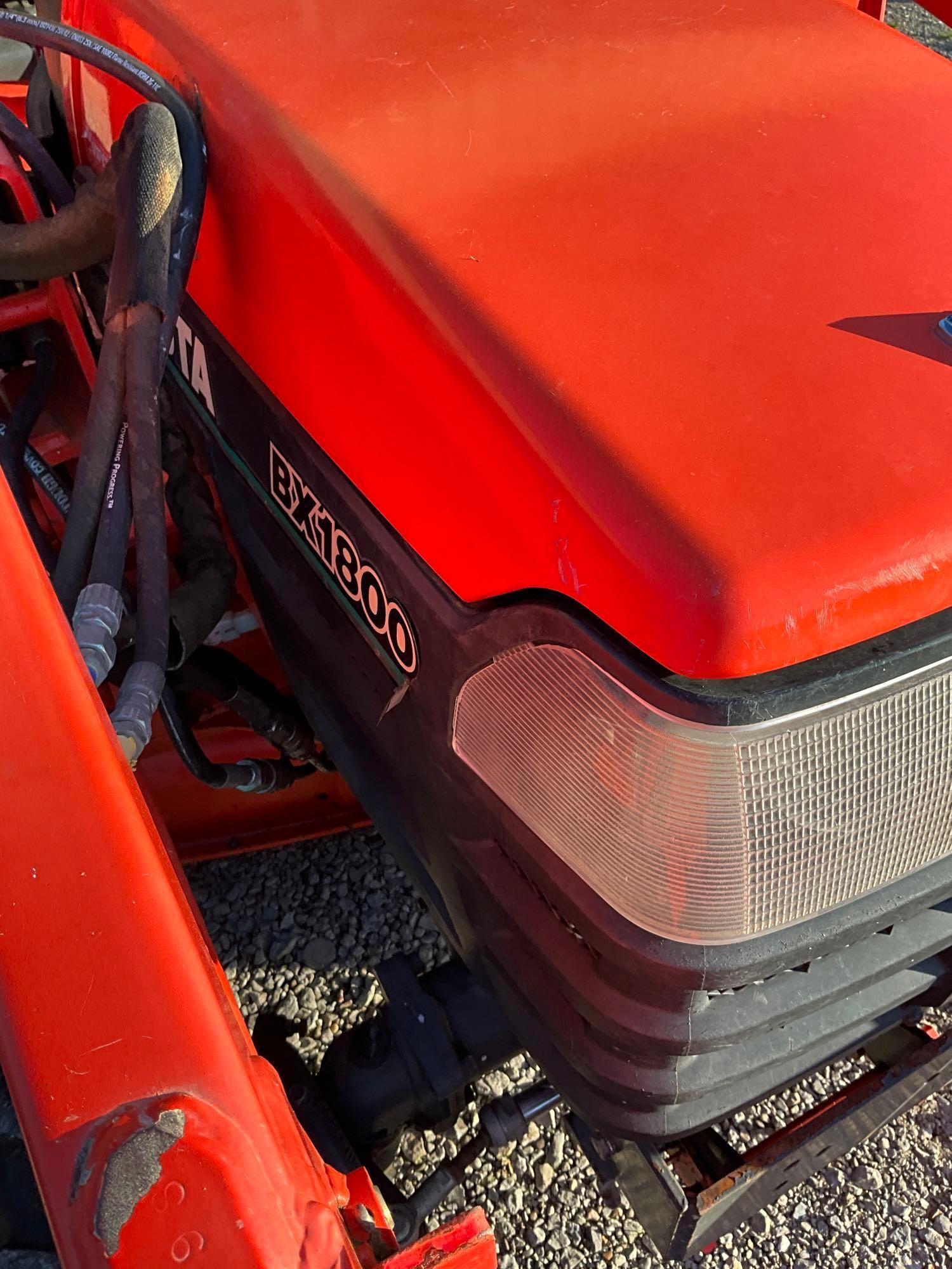 Kubota compact tractor with loader