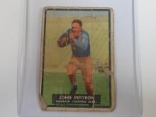 RARE 1951 TOPPS MAGIC #33 JOHN PETITBON ROOKIE CARD NOTRE DAME