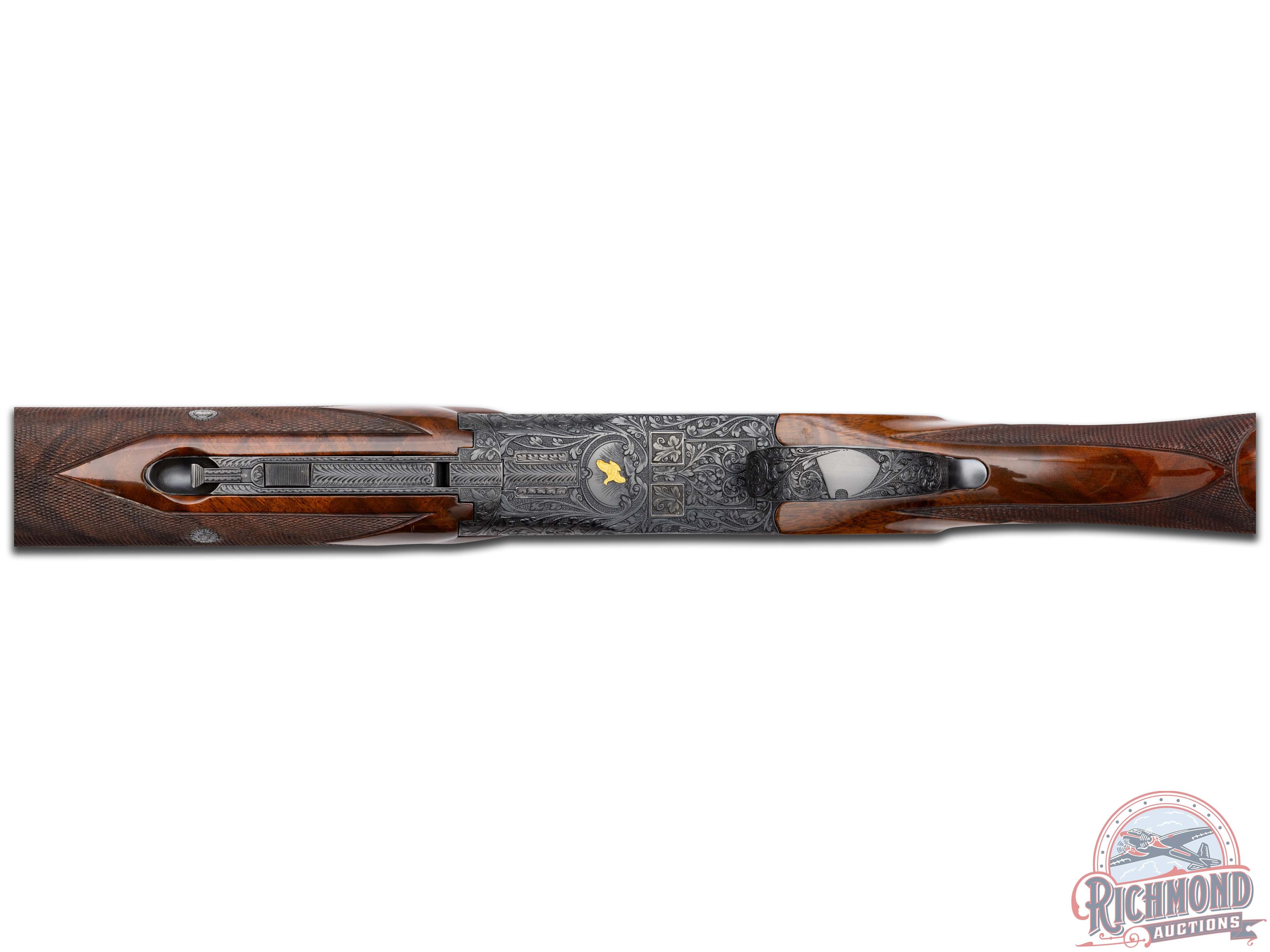 1967 Belgian Browning Midas Grade Superposed Shotgun Two Barrel Set by A. Crousse w/ Factory Case
