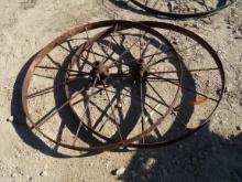 42" Steel Wheels - Pair