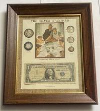 10.5"x12.5" Framed Silver Standard Commemorative Collection
