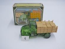 Green Truck with Brown Bed Avon Bottle