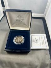 1999 Proof Susan B Anthony Dollar coin in mint package