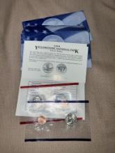 2- 1999 Susan B Anthony Mint sets, 4 coins total,, SELLS TIMES THE MONEY